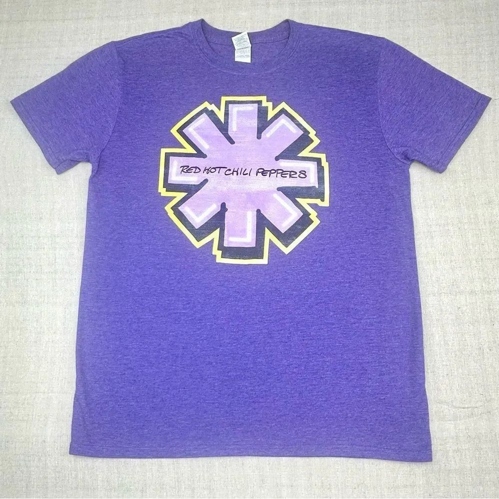 2016 The Getaway Tour Red Hot Chili Peppers T Shirt Size Large Purple Gildan
